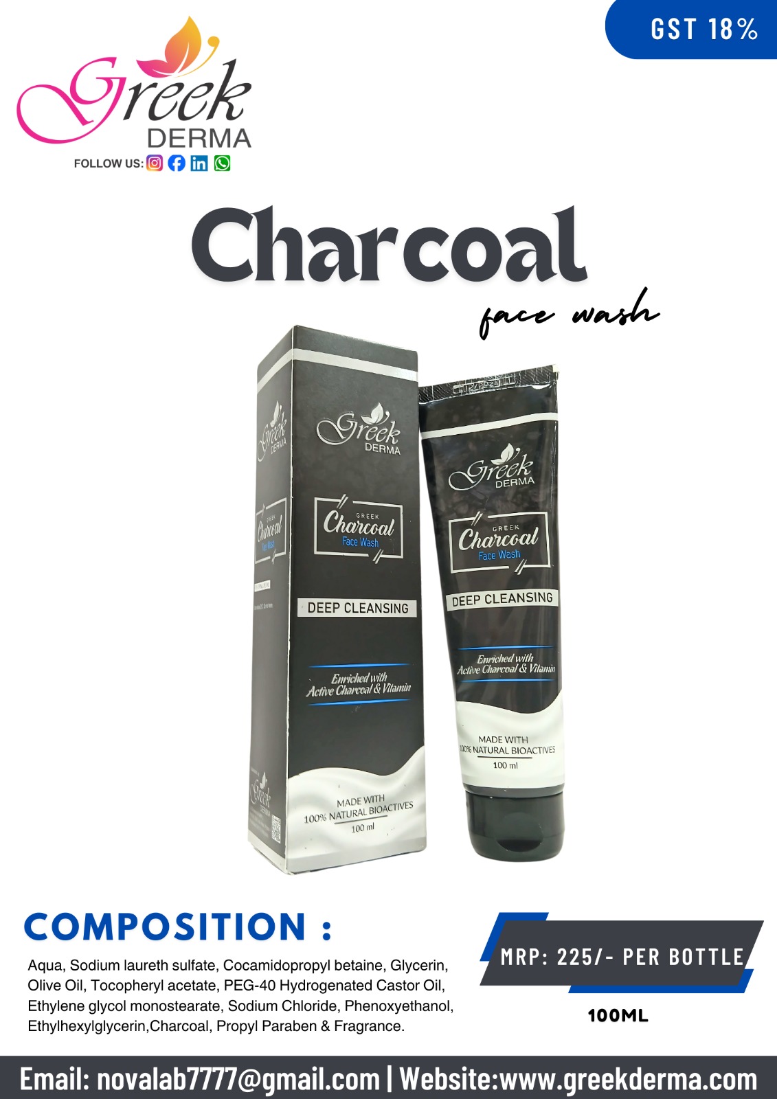 Charcoal Facewash