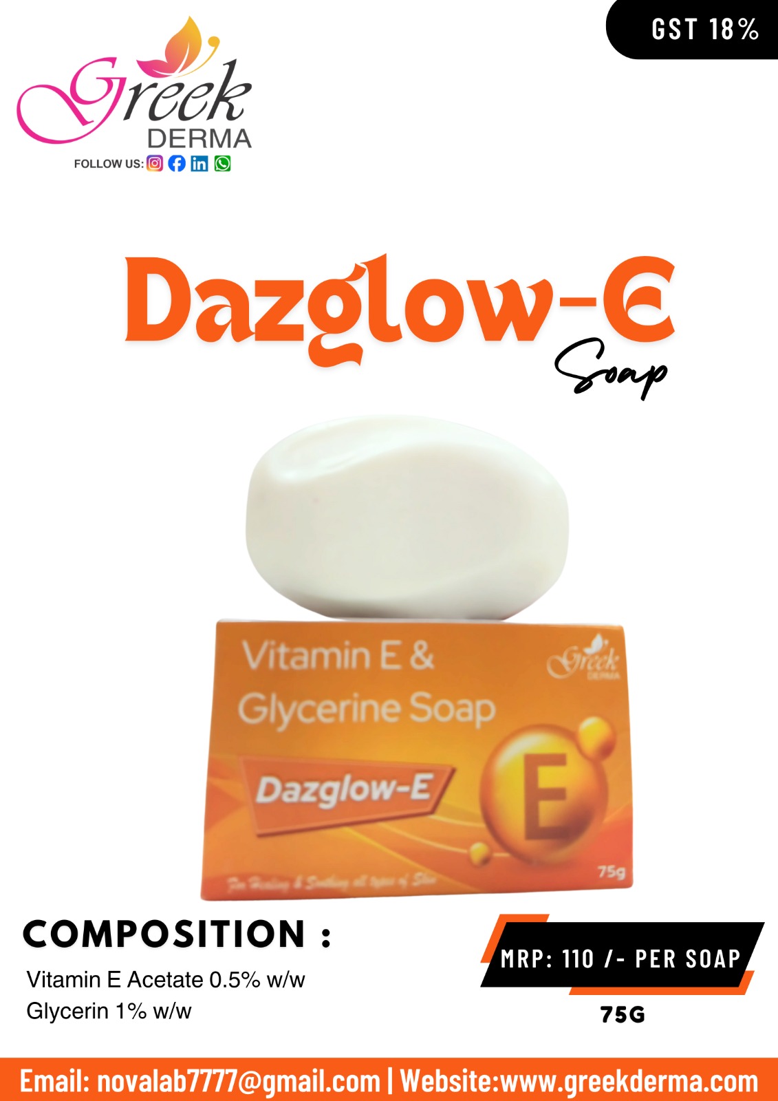 DAZGLOW-E SOAP