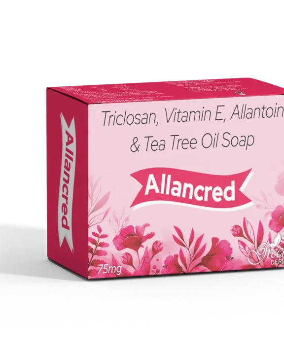 Allancred Soap (Triclosan, Vitamin E, Allantoin & Tea tree Oil Soap)