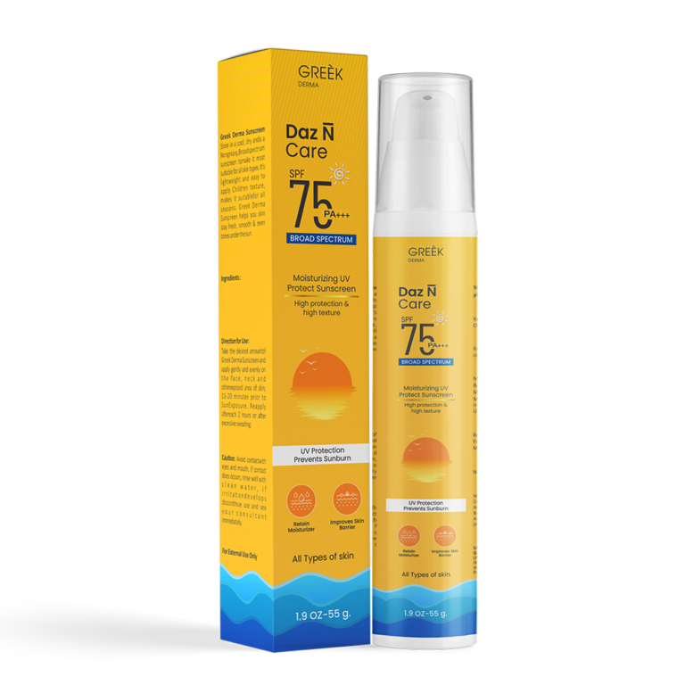 GREEK DAZ N CARE SPF 75 PA+++ (Broad Spectrum Sunscreen)