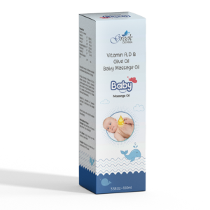 Vitamin A, D & Olive Oil Baby Massage Oil – Gentle Nourishing Care