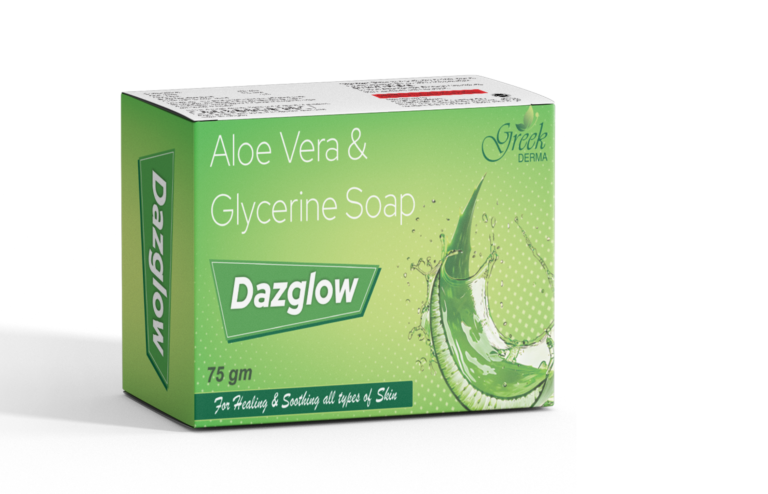 DAZGLOW PLUS Soap (Aloe Vera, Neem Oil & Glycerine Soap)