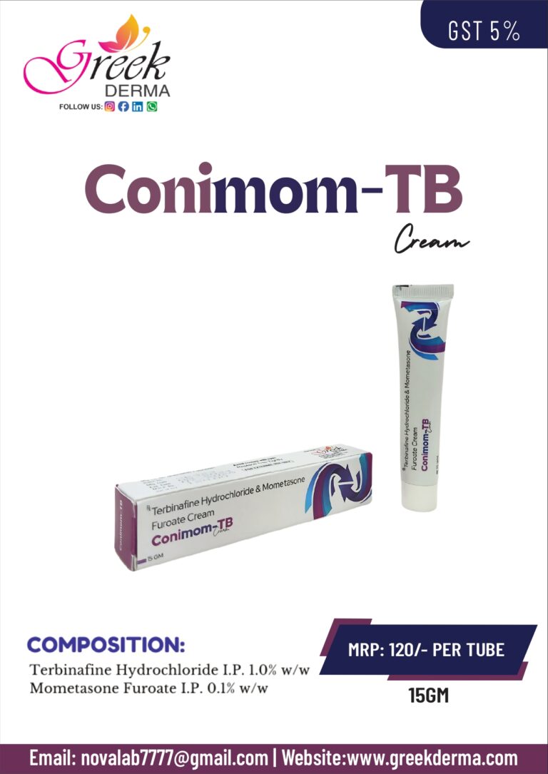 CONIMOM-TB Cream (Mometasone Furoate 0.1% w/w & Terbinafine HCl 1% w/w)