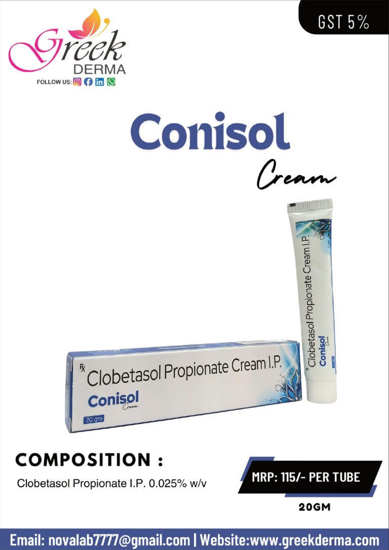 CONISOL Lotion (Clobetasol Propionate 0.05% w/w & Salicylic Acid 6% w/w Lotion)
