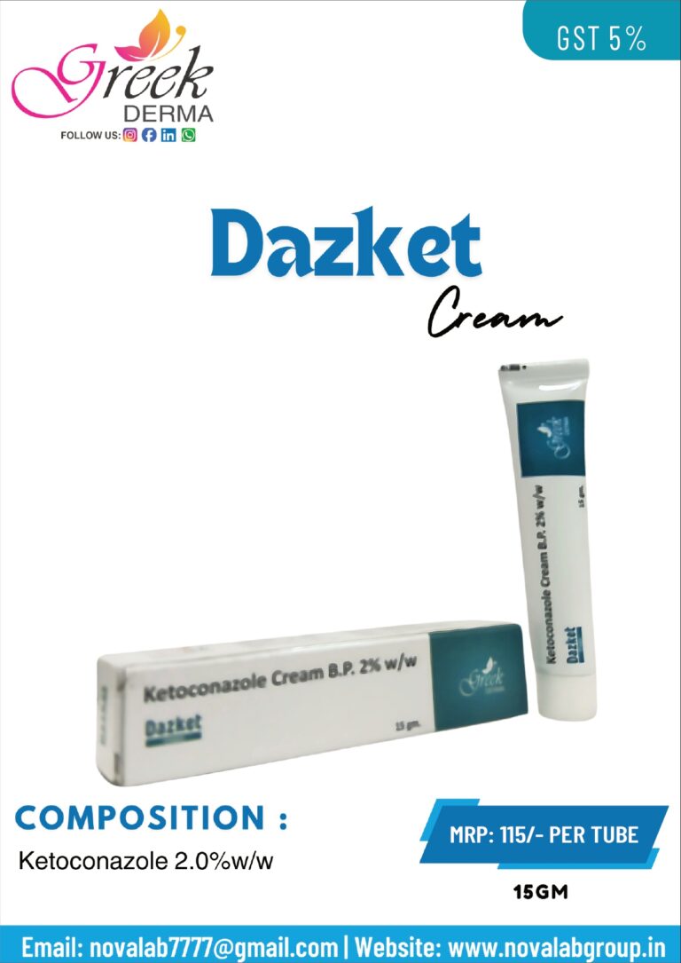 DAZKET Cream (Ketoconazole 2% w/w Cream)
