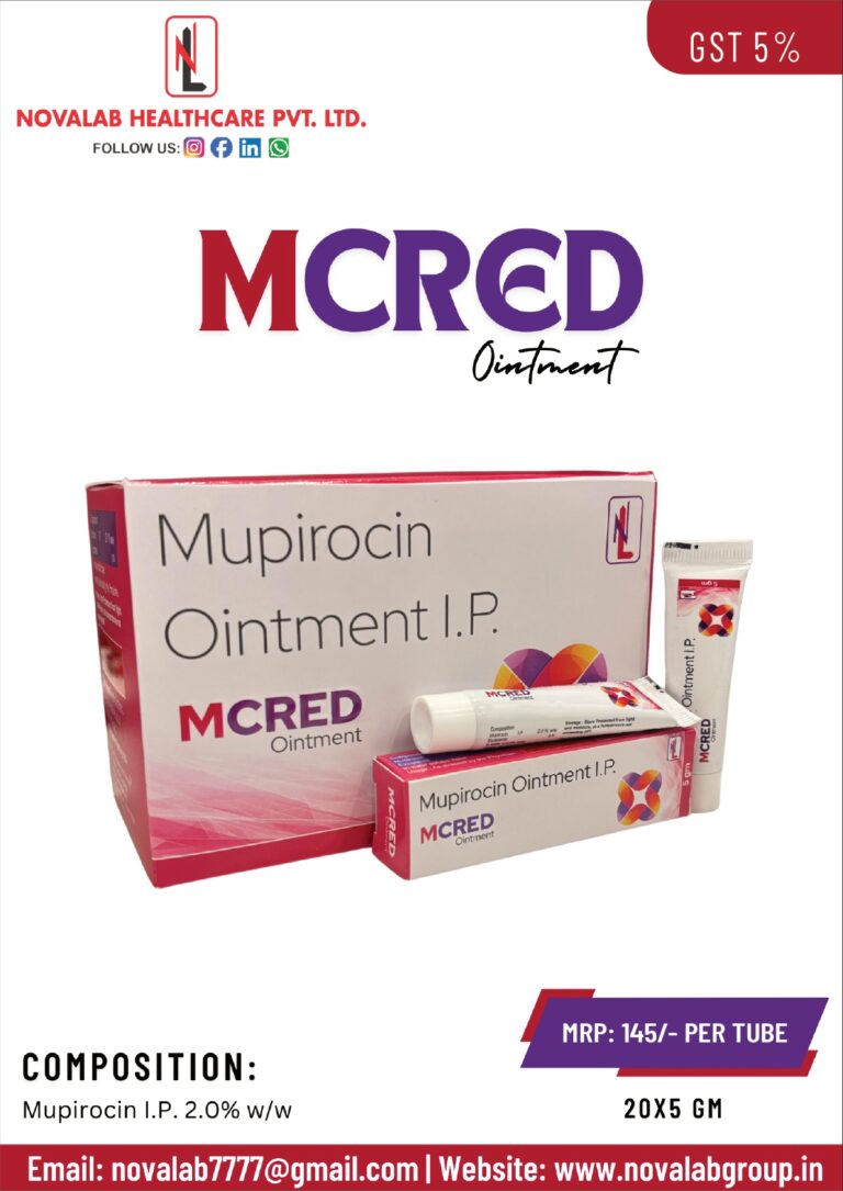 MCRED Ointment (Mupirocin 2% w/w Ointment)