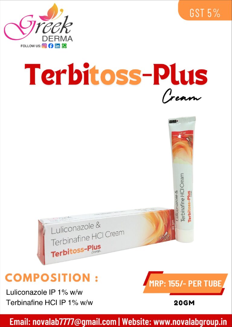 TERBITOSS-PLUS Cream (Luliconazole 1% w/w & Terbinafine 1% w/w)
