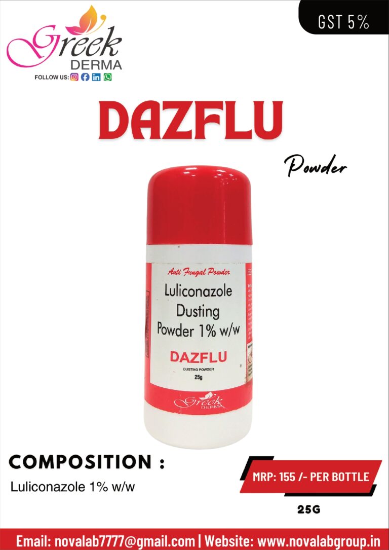 DAZFLU Dusting Powder (Luliconazole 1% w/w Dusting Powder)