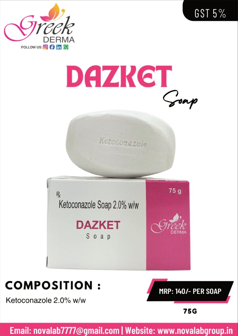 DAZKET Soap (Ketoconazole 2% Soap)