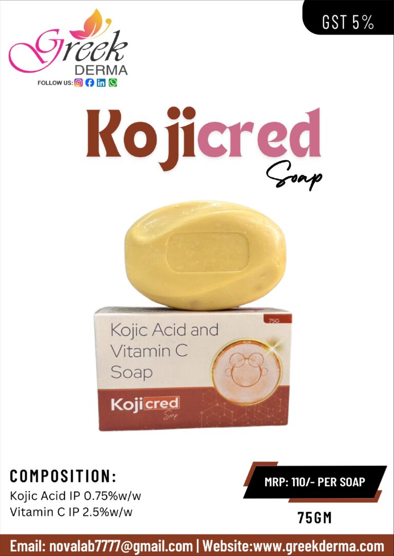 KOJICRED Soap (Kojic Acid 0.7% w/w & Vitamin C Soap)
