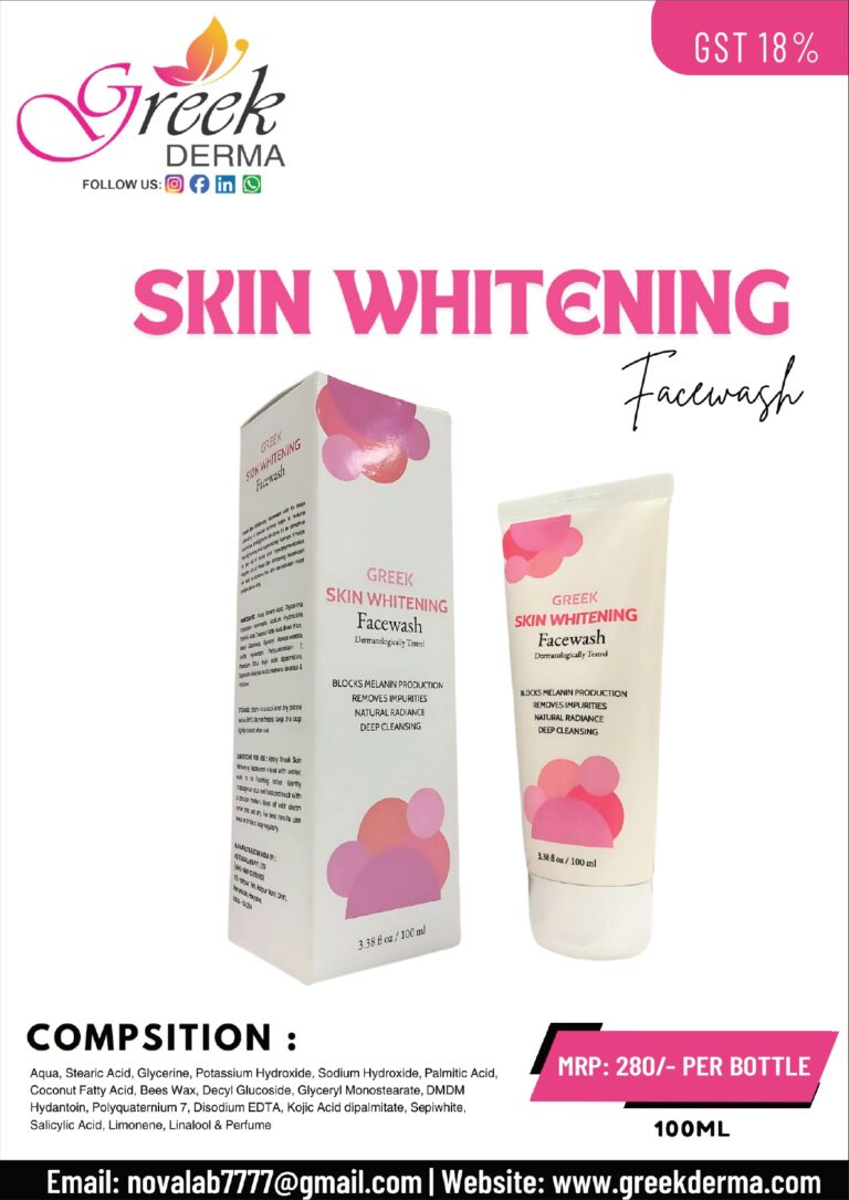 Greek Derma Skin Whitening Face Wash (Beauty Enhancing Formula)