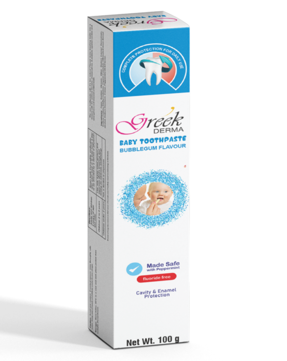 Baby Toothpaste is a gentle oral care formulation specially designed for children’s delicate teeth and gums. Enriched with safe and mild ingredients, including Calendula extract, it helps clean teeth effectively while being gentle on gums. The formula helps remove food particles and maintain oral hygiene without harsh effects. Its mild taste makes it suitable for kids, encouraging regular brushing habits. Suitable for daily use, Baby Toothpaste helps support healthy teeth and gums while ensuring safe and effective oral care for children.