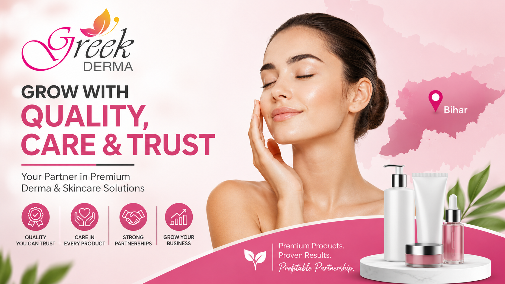 Premium skincare care and trust