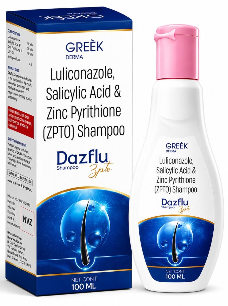 Luliconazole Salicylic Acid & Zinc Pyrithione (ZPTO) Shampoo