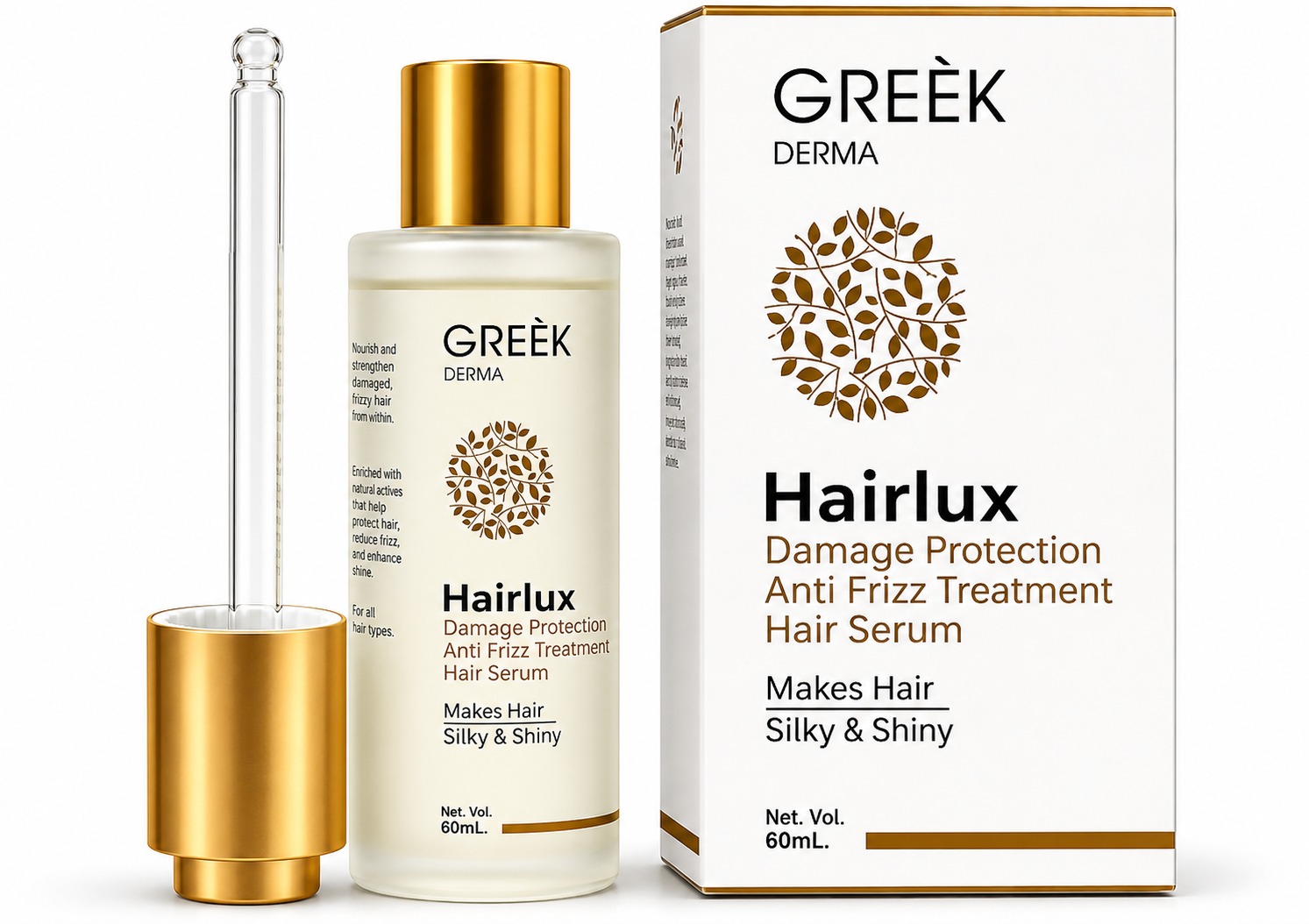 Hairlux Damage Protection Anti Frizz Treatment Hair Serum