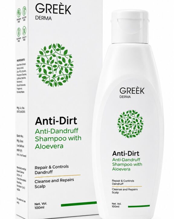 Greek Derma Anti-Dirt Anti-Dandruff Shampoo with Aloe Vera