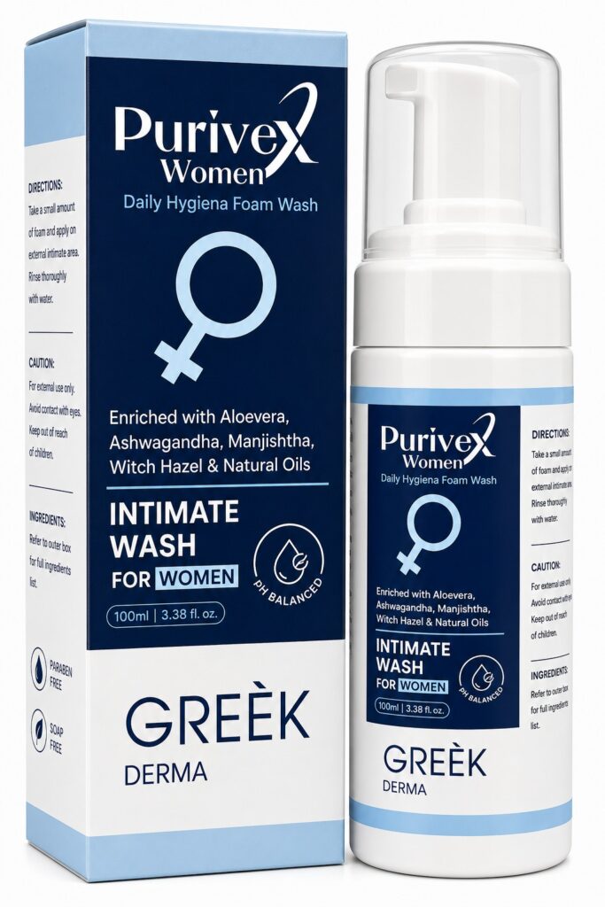 Purivex Women Daily Hygiene Foam Wash