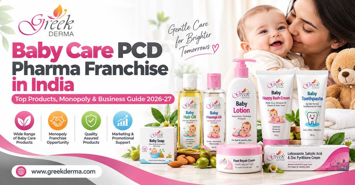 Baby Care PCD Pharma Franchise in India-Greek Derma