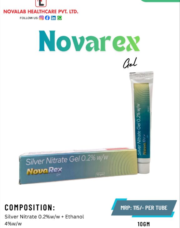 Silver Nitrate (0.2% w/w) combined with Ethanol (4% w/w)